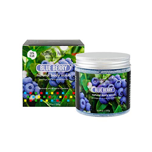 Rolling Hills - Exfoliante natural de arándanos -