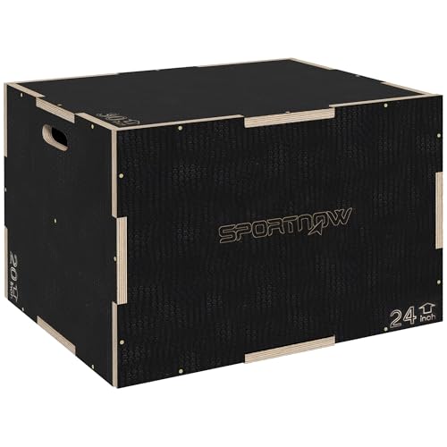 SPORTNOW Cajón Pliométrico Caja Pliométrica con 3