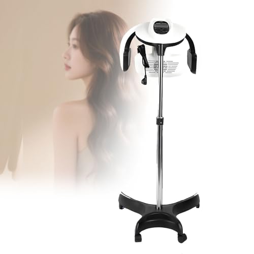 Secador de Pelo con Capucha, 1250 W, Temperatura