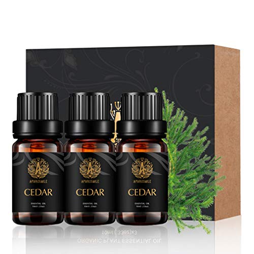 100% puro Cedar aceite esencial Set para