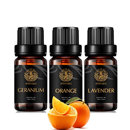 Aromaterapia naranja Aceite esencial set para