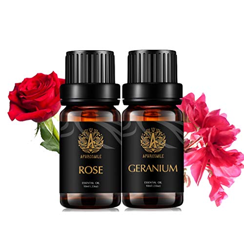Aromaterapia Rosa aceite esencial set para