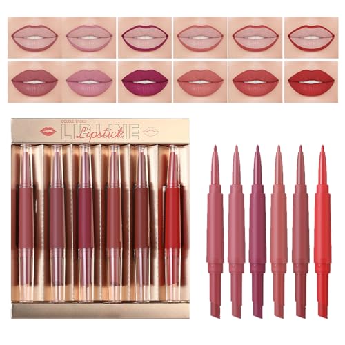 Set de Delineador y Brillo de Labios - Set De 6