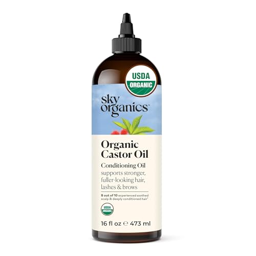 Sky Organics Aceite de Ricino Orgánico – Aceite de