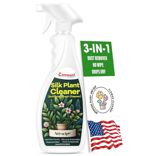 Spray limpiador de plantas de seda, sin toallita,