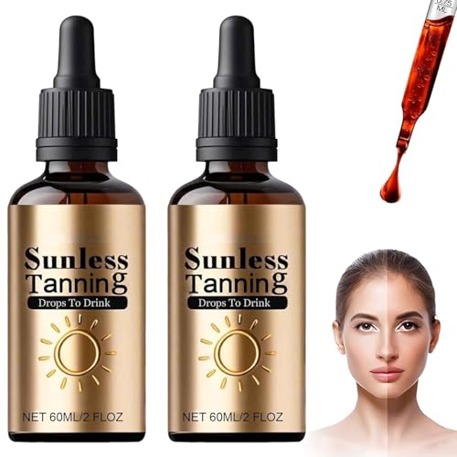Sunless Tanning Drops, Gotas Bronceadoras Sin Sol,