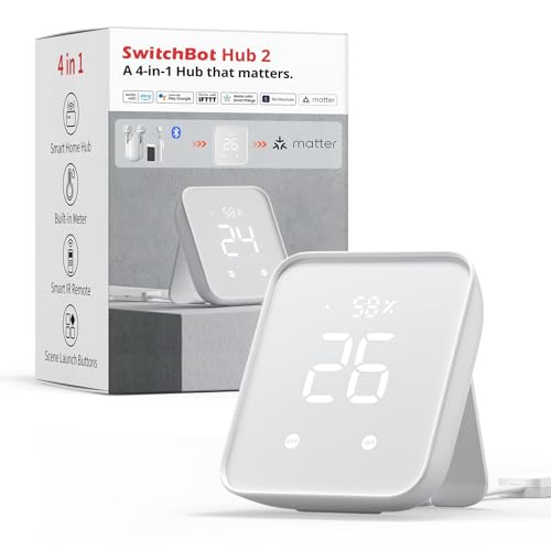SwitchBot Hub 2, termómetro higrómetro WiFi, Mando