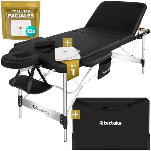 TecTake® Camilla Masaje Plegable y Ajustable en