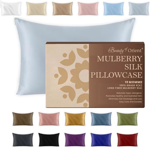 BEAUTY OF ORIENT Funda de almohada de seda para