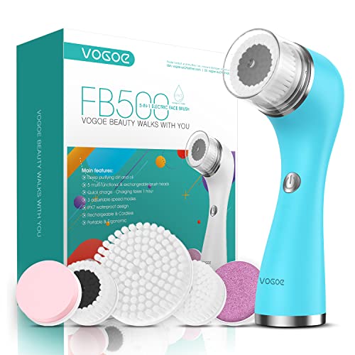 VOGOE Cepillo Limpiador Facial Eléctrico, Limpieza