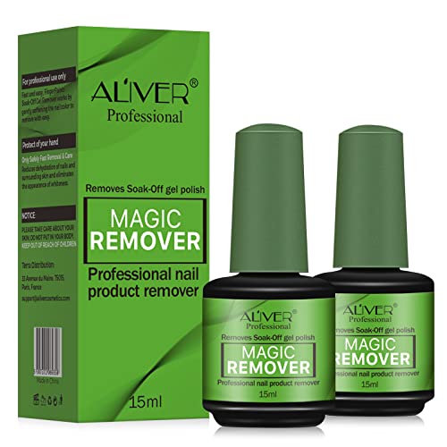 2 PCS Magic Remover, Removedor de Esmalte Uñas