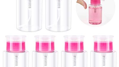 6 Piezas Dispensador de Bomba Removedor 180ml