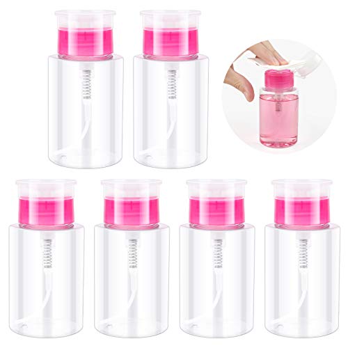 6 Piezas Dispensador de Bomba Removedor 180ml