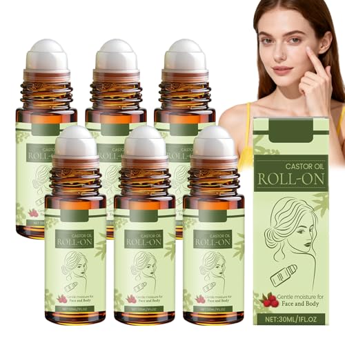 Aceite de ricino Roll-on para el abdomen, la cara
