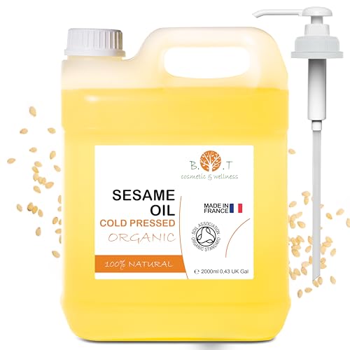 Aceite de Sésamo BIO, 100% Puro, Presion en Frio