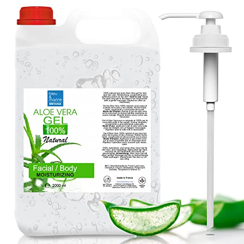 Aloe Vera Gel, Puro y Ecologico, 100% Natural,