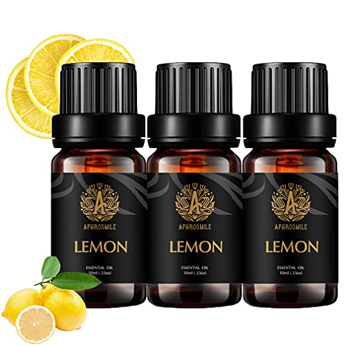 Aromaterapia aceites esenciales de limón set, 100%