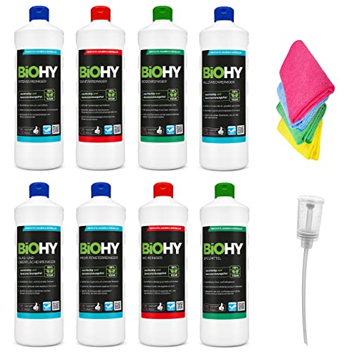 BiOHY Juego completo de productos de limpieza con