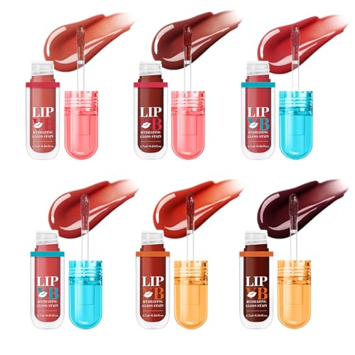 Brillo Labial Tintado, Barra De Labios Hidratante