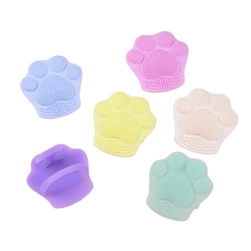 Cepillo de limpieza facial de silicona para patas