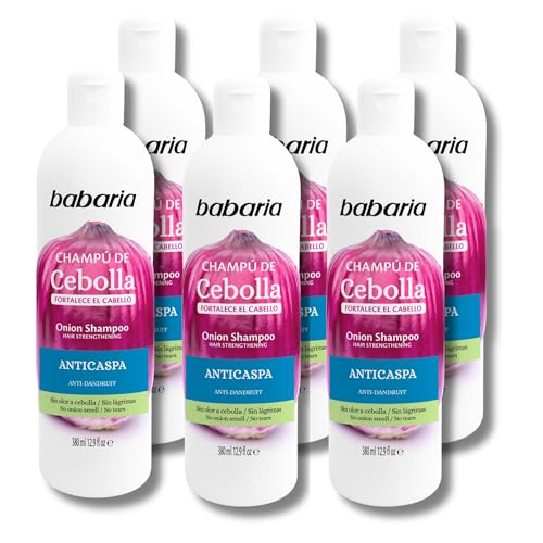 Champu Cebolla Babaria Pack 6 - Champú Anticaspa |