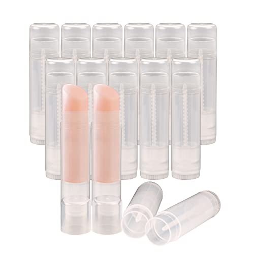 15 tubos de bálsamo labial vacíos de 0.5 onzas,
