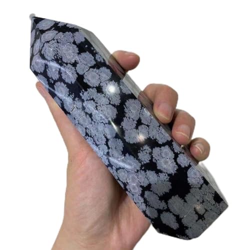 XJVPLIYCV Cristal curativo Copos de nieve