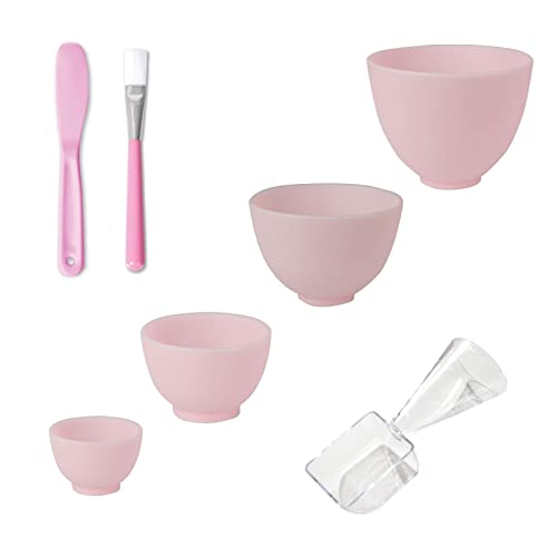 Juego de tazón de mezcla de mascarilla facial de