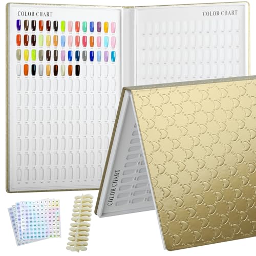 Vnjaoi 308 colores libro de patrones de uñas con