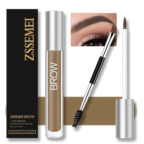 Gel de cejas resistente al agua para maquillaje de