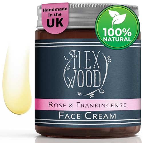 Crema facial de rosa e incienso de madera de Ilex: