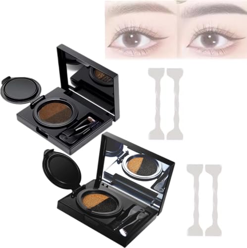 Crema para cejas y delineador de ojos con sello,