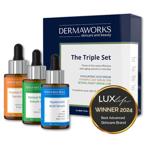 DERMAWORKS Set Sérums Faciales – Vitamina C
