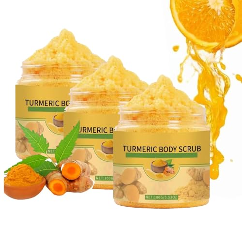 Exfoliante corporal de cúrcuma, exfoliante