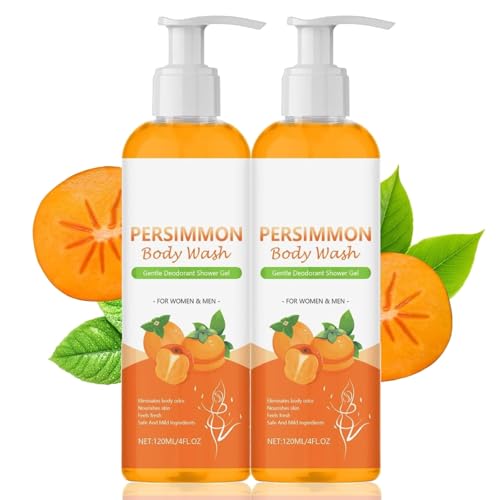 Gel De Baño De Caqui 120 Ml, Gel De Ducha De Caqui
