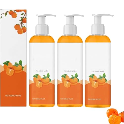 Gel de ducha de caqui, jabón natural de caqui para