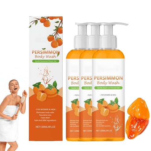 Gel de ducha de caqui y té verde - 120 ml,