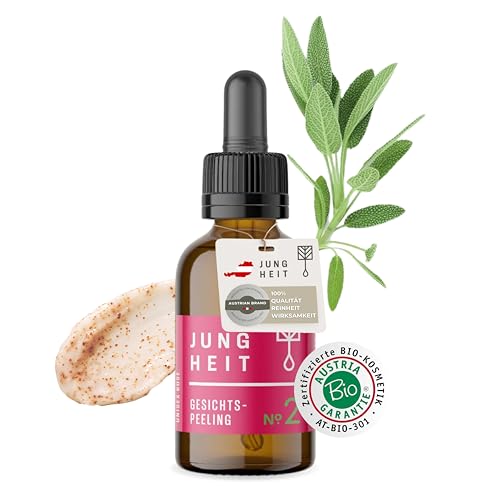 JUNGHEIT Exfoliante facial de rosa, certificado