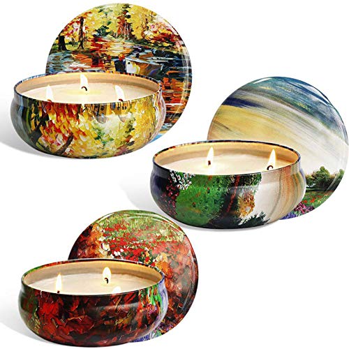 Juego de velas aromáticas de aceite de citronela,