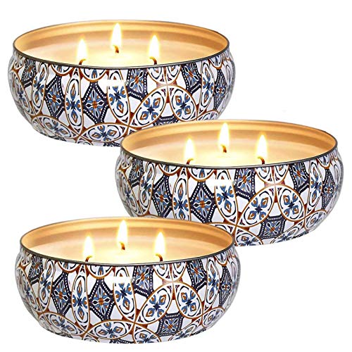 Juego de velas aromáticas de aceite de citronela,