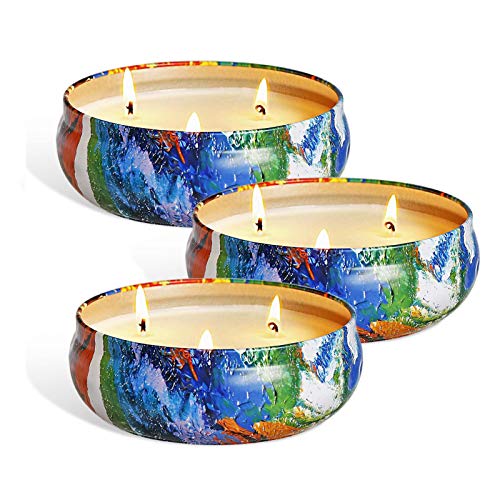 Juego de velas aromáticas de aceite de citronela,