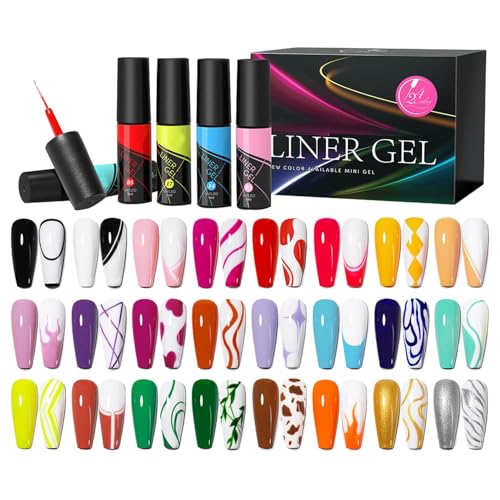 Juego de gel de dibujo de alambre, 24 colores de
