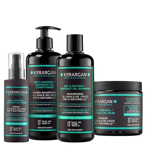 Kerargan - Set Hidratante Champú, Acondicionador,