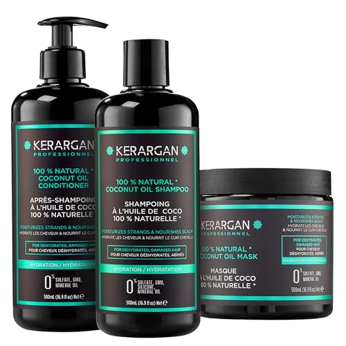 Kerargan - Trío Hidratante Champú, Acondicionador