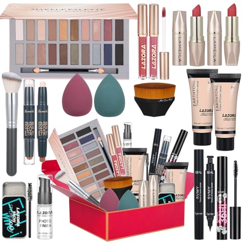 Juego de maquillaje todo en uno para niñas, kit