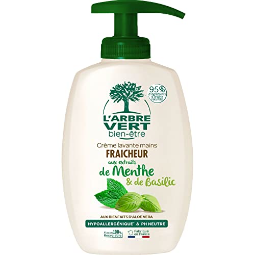 L'arbre vert Bien-être Crème Lavant Mains Menthe