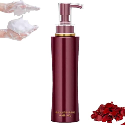 Lavado corporal y gel de ducha con aroma a rosas,
