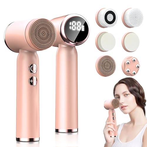 Limpiador Facial Electrico, ADDLIVE 6 En 1 Cepillo