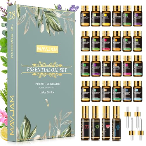 MAYJAM Juego De Aceites Esenciales 28pcs - Set De