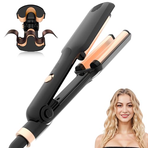 Mini plancha ondulada para el cabello, rizador de